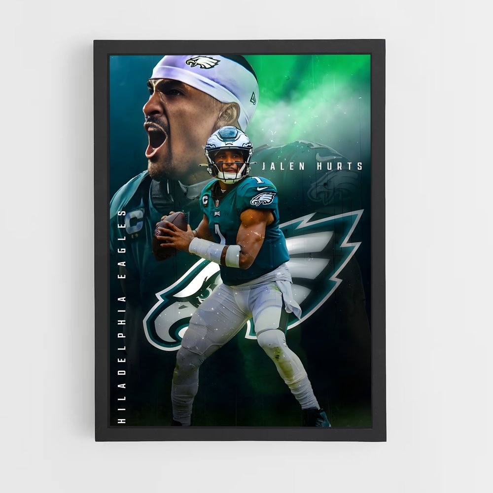Poster Eagles en Action (vue 2)